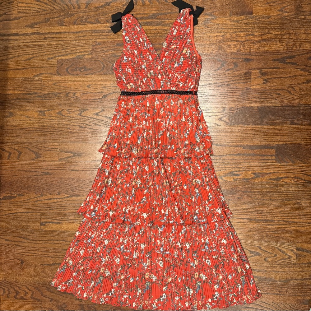 Lulus Such Sophistication Tiered Maxi Dress | Size L